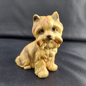 Terrier Dog Figurine Norwich Cairn Tan Puppy Hand Painted Napco Shafford - Japan